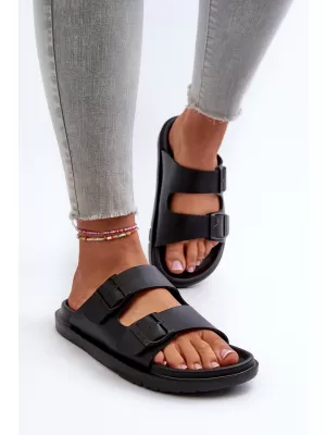 Papuci de damă BIG STAR SHOES NN274A750 NEGRU