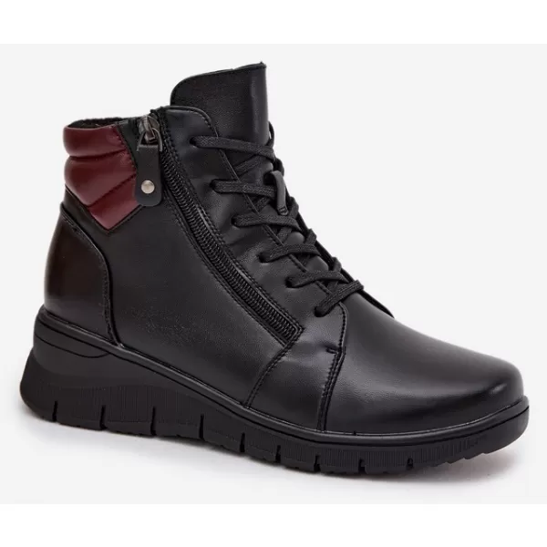  Botine de dama VINCEZA 39963 NEGRU 