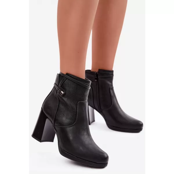  Botine de dama BOTO FAF125B-2 NEGRU 