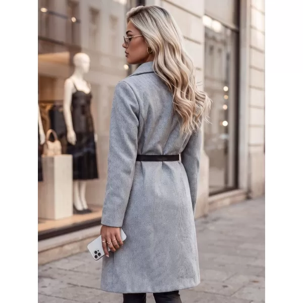  Palton de damă DSTREET NY0649 GRI DESCHIS 
