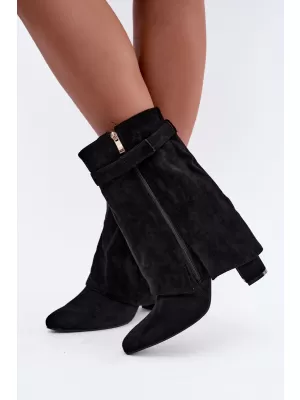 Botine de dama BOTO LA3116 NEGRU