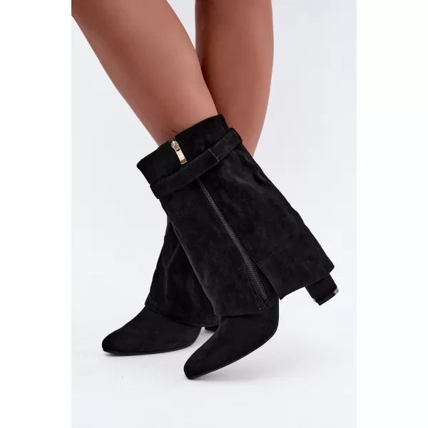  Botine de dama BOTO LA3116 NEGRU 