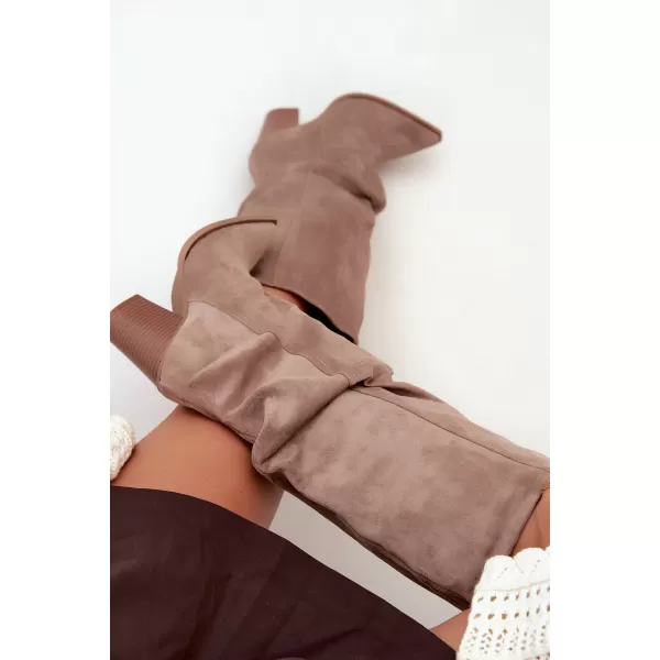  Cizme de dama BOTO 2598A-1 BEJ 