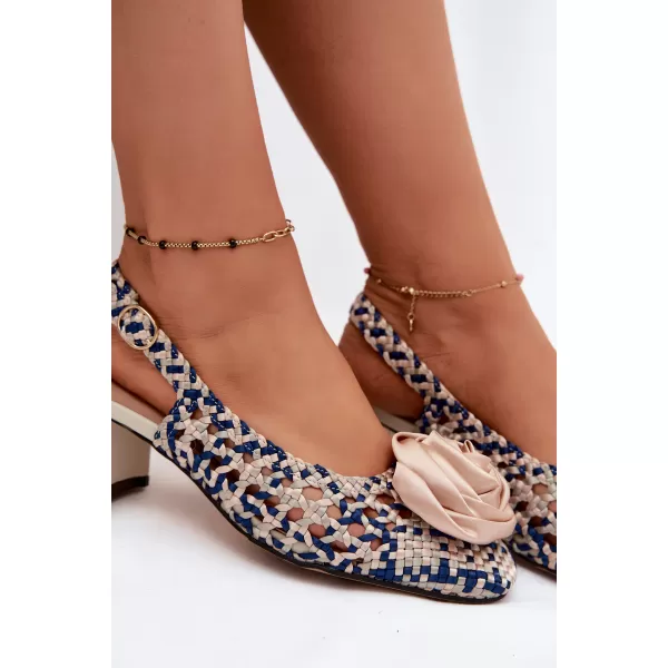  Sandale de dama ARTIKER 58C0372 BEJ/ALBASTRU 