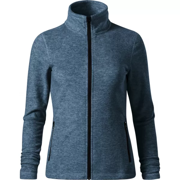  Hanorac de damă din micro polar MALFINI FACTOR 853 EVIDENȚIERI DE DENIM ÎNCHIS LA CULOARE 