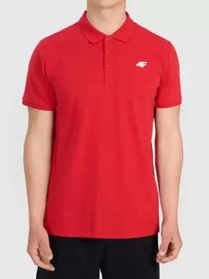 Tricou pentru bărbați cu guler 4F WMM00TPTSM0771 ED