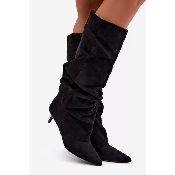  Cizme de dama BOTO 7111 NEGRU 
