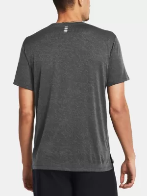 Tricou pentru bărbați UNDER ARMOUR LAUNCH CAMO SHORTSLEEVE 1386681-025 GRI