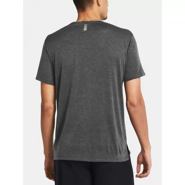  Tricou pentru bărbați UNDER ARMOUR LAUNCH CAMO SHORTSLEEVE 1386681-025 GRI 