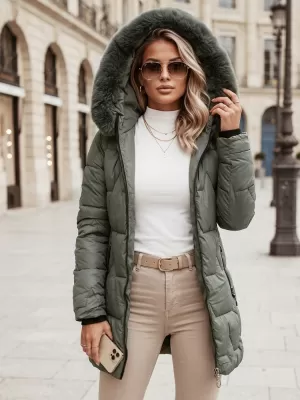 Geaca de dama DSTREET TY5739 VERDE
