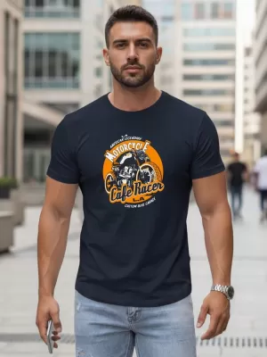 Tricou pentru bărbați DSTREET NX5095R-NY ALBASTRU ÎNCHIS