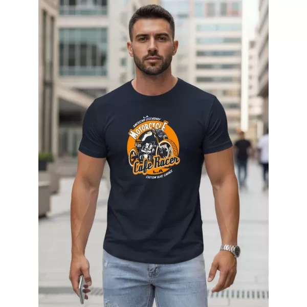 Tricou pentru bărbați DSTREET NX5095R-NY ALBASTRU ÎNCHIS 