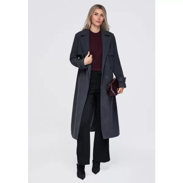  Palton de damă OMBRE OW-CT-E0005 GRI ÎNCHIS 