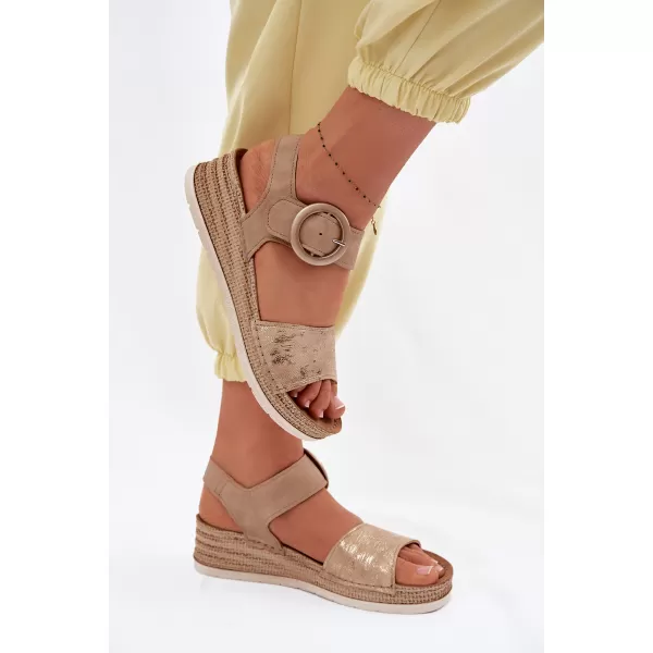  Sandale de dama INBLU RV000013 NISIP 