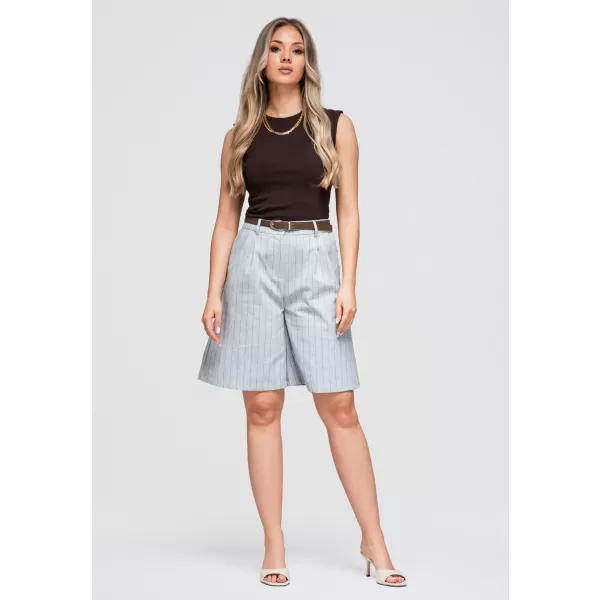  Pantaloni scurți de damă OMBRE OW-ST-E0016 GRI 