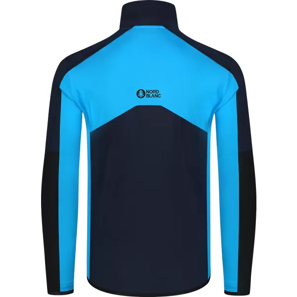  Hanorac powerfleece pentru bărbați NORDBLANC CUSP NBSFM8334 ALBASTRU 