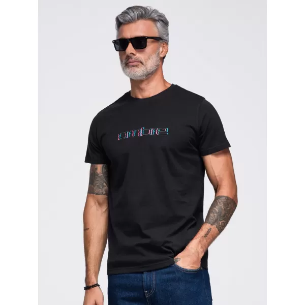  Tricou pentru bărbați OMBRE OM-TSPT-0300 NEGRU 