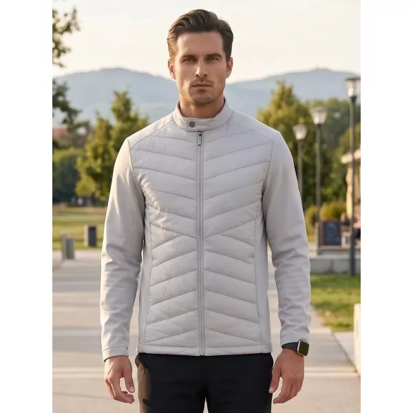  Jachetă hibridă pentru bărbați MALFINI PREMIUM CROSS 555 GRI ARGINTIU 