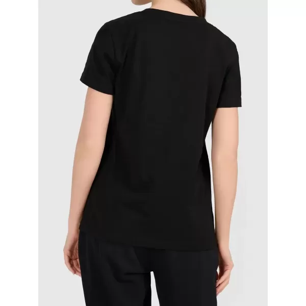  Tricou pentru femei 4F WAW25TTSHF2350 NEGRU ADÂNC 