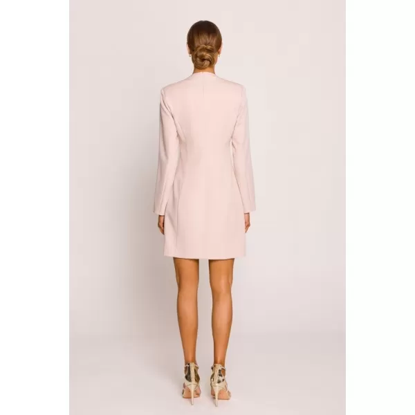 Rochie MOE M793 BEJ DESCHIS 