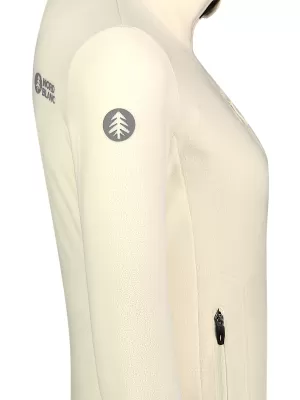 Hanorac ușor de damă din fleece NORDBLANC MAPLE NBSFL8374 BEJ