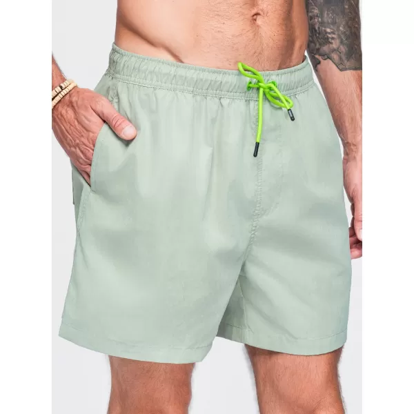  Pantaloni scurți pentru bărbați OMBRE OM-SRSS-0216 MENTĂ 