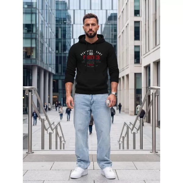  Hanorac pentru bărbați DSTREET NX5150BX-03-09 NEGRU 