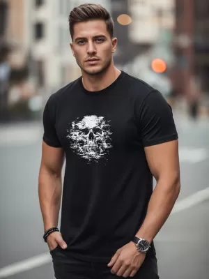 Tricou pentru bărbați DSTREET NX085R NEGRU