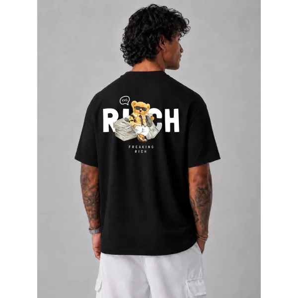  Tricou pentru bărbați DSTREET NX4012R-BK NEGRU 