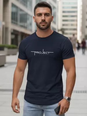 Tricou pentru bărbați DSTREET NX5127R-NY ALBASTRU ÎNCHIS