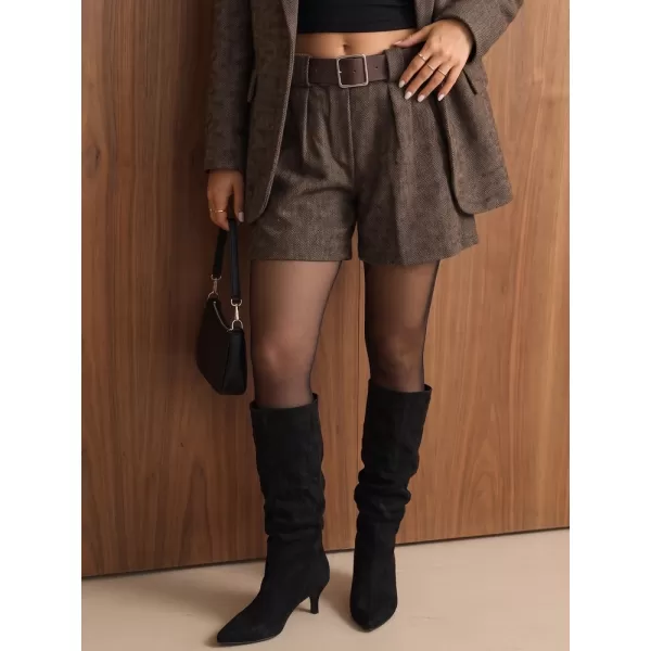  Pantaloni scurți de damă DSTREET SY0597 MARO 