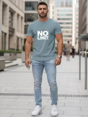 Tricou pentru bărbați DSTREET NX0129R-SB ALBASTRU