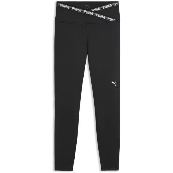  Jambiere de damă PUMA W STRONG CROSS FRONT TIGHT - HW 7/8 52849801 PUMA NEGRU 