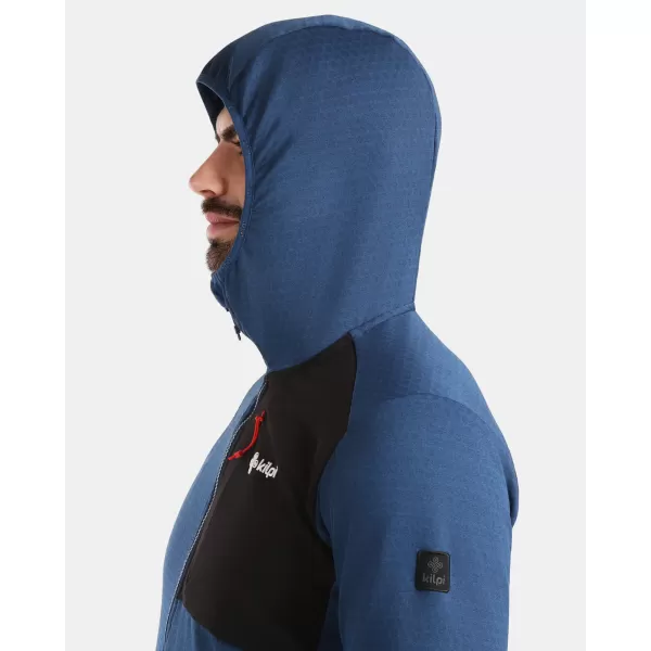  Hanorac pentru bărbați din fleece KILPI SEVELEN-M 1M0202KI ALBASTRU ÎNCHIS 