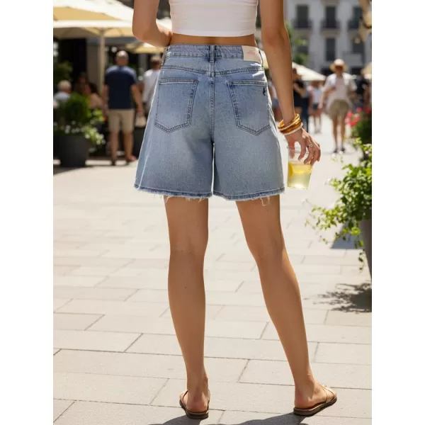  Pantaloni scurți de damă DSTREET SY0499 ALBASTRU 