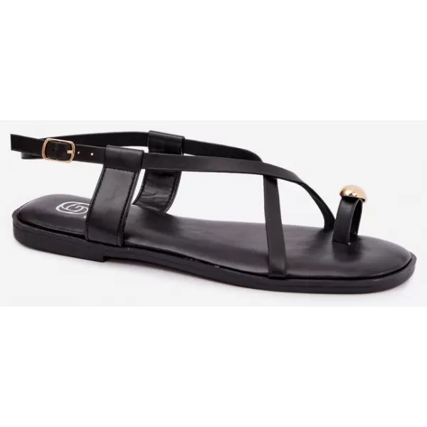  Sandale de dama BOTO BJ722 NEGRU 