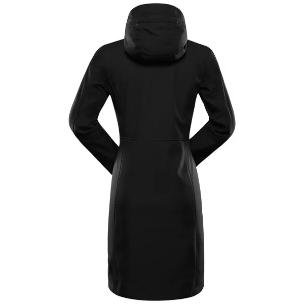  Palton cald de damă softshell ALPINE PRO IBORA 2 NEGRU 