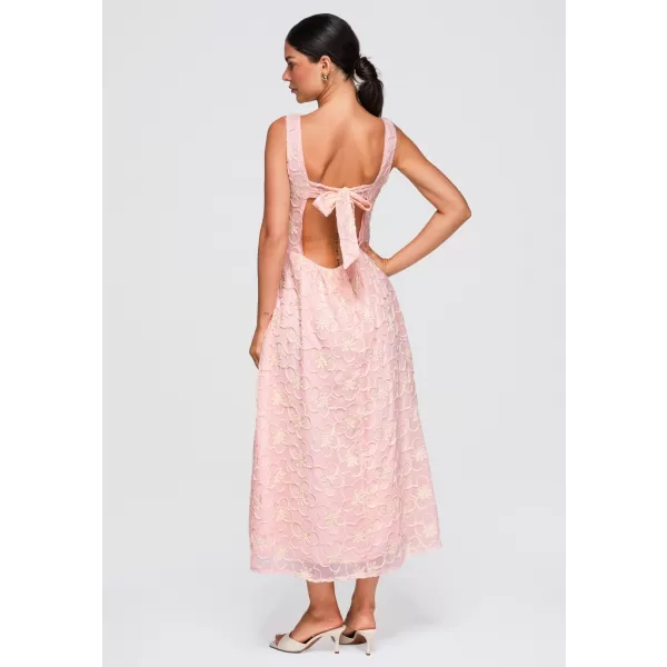  Rochie OMBRE OW-DLR-E0015 ROZ 