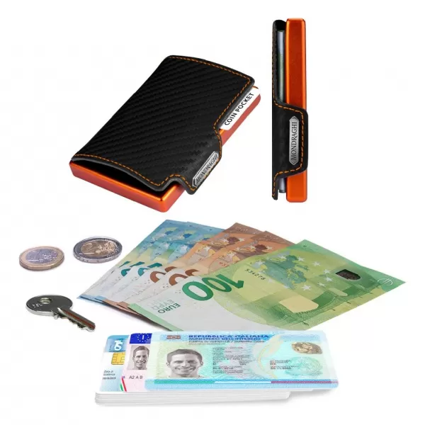  Portofel MONDRAGHI -MC-80411 PORTOCALE 