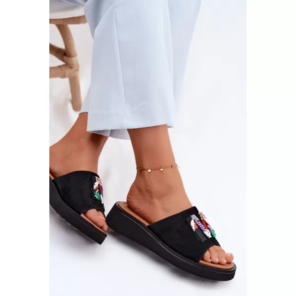  Papuci de damă VINCEZA 66942 NEGRU 