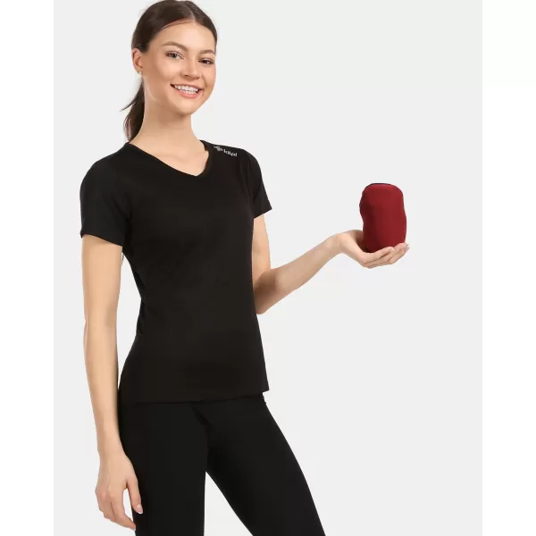  Blazer de vânt pentru femei KILPI ROSA-W 1L0109KI ROȘU ÎNCHIS 
