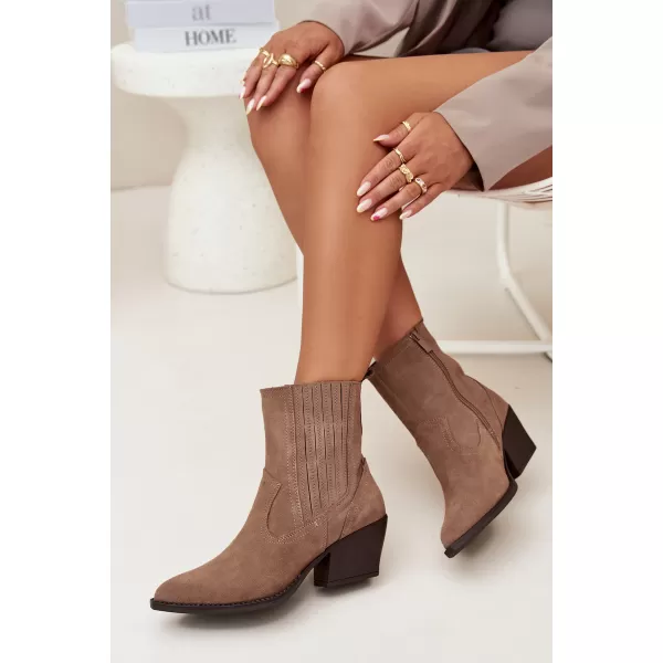  Botine de dama BOTO NC1339K/6350 KAKI 