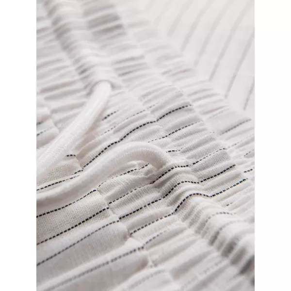  Pantaloni scurți pentru bărbați OMBRE OM-SRCS-0208 APROAPE ALB 