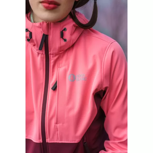  Jachetă softshell pentru femei NORDBLANC BLINK NBSSL8320 ROZ 