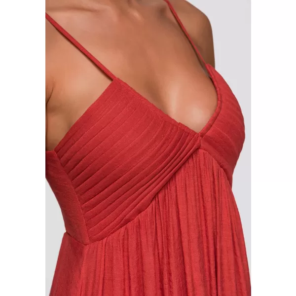  Rochie OMBRE OW-DLR-E0009 CĂRĂMIZI 