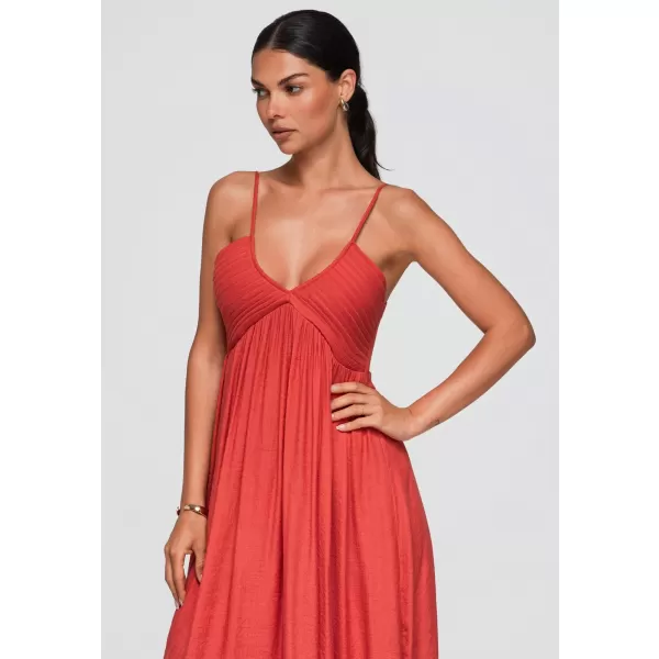  Rochie OMBRE OW-DLR-E0009 CĂRĂMIZI 