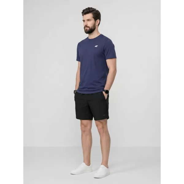  Tricou funcțional pentru bărbați 4F WAW25TFTSM1526 DENIM 