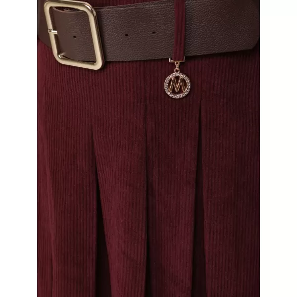  Pantaloni scurți de damă DSTREET SY0602 BURGUNDIA 