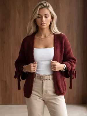 Pulover de dama DSTREET MY2567 BURGUNDIA