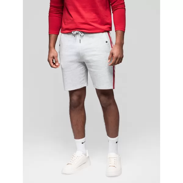  Set de pantaloni scurți pentru bărbați OMBRE Z128 GRI MELANGE/MĂSLINIU 